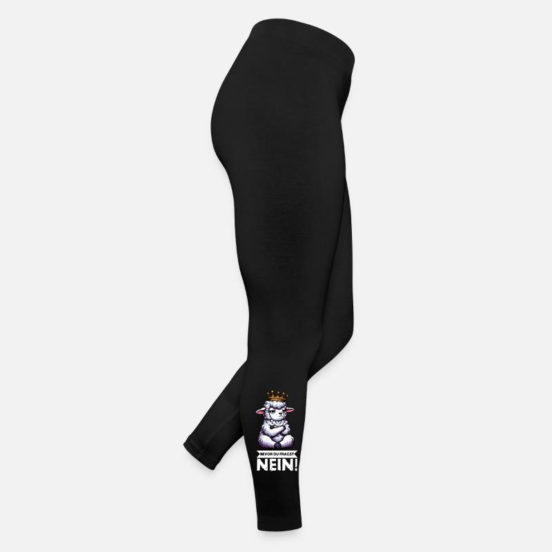Bevor Du Fragst Schaf Schafe Schäfer Schafhalter  Frauen Jersey Leggings