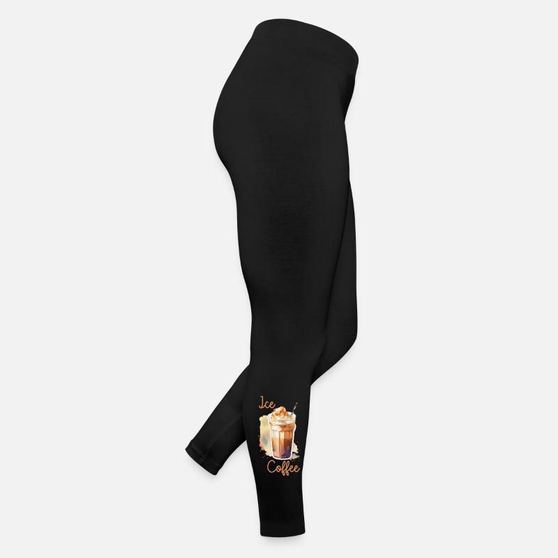Café glacé Legging en jersey Femme
