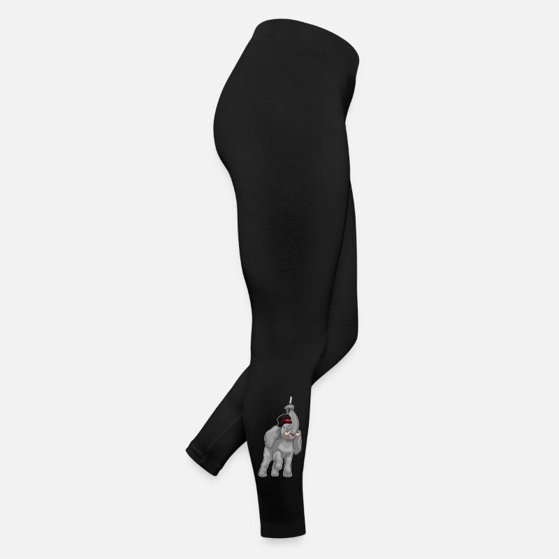 Elefant Zauberer Zauberstab Frauen Jersey Leggings
