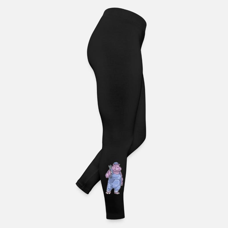 Clé mécanique Hippopotame Legging en jersey Femme