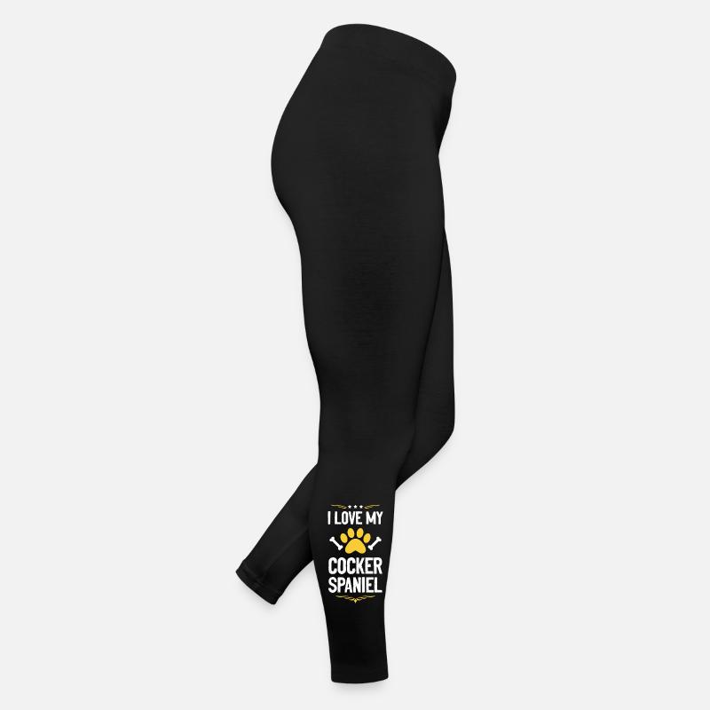 Ich liebe meinen Cocker Spaniel Frauen Jersey Leggings