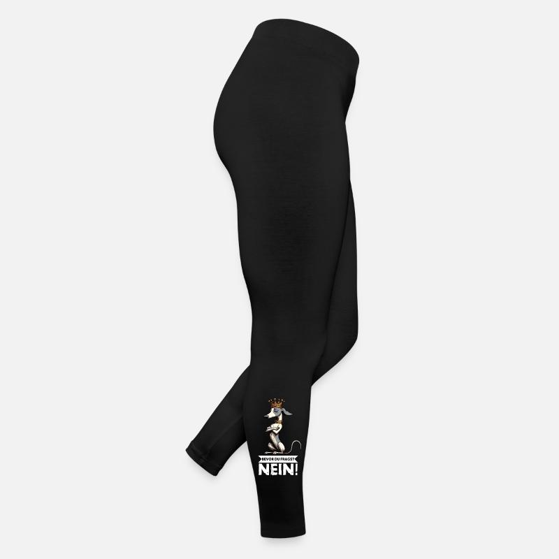 Avant de demander aux Whippets Greyhound Whippets Legging en jersey Femme
