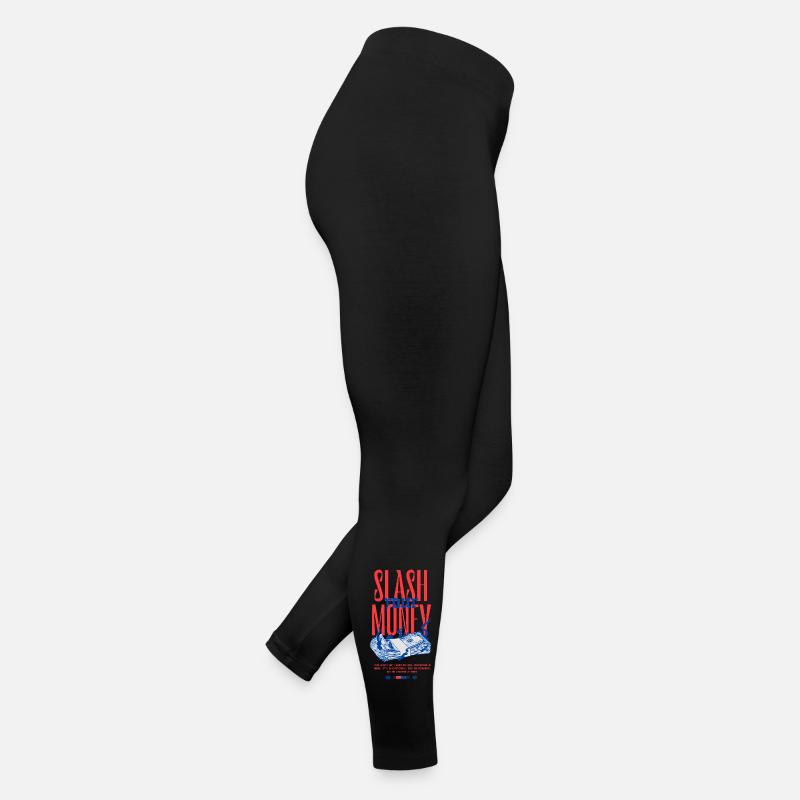 Silberne Spritzer Frauen Jersey Leggings