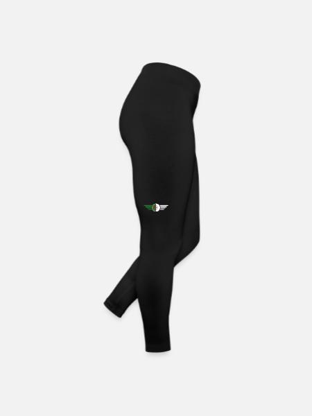 J’aime l’Algérie, T-Shirt Design Style Élégance - Legging en jersey Femme - noir - Droite