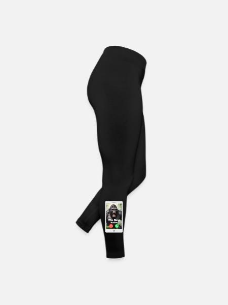Dein Chef ruft dich an! - Frauen Jersey Leggings - Schwarz - Rechts