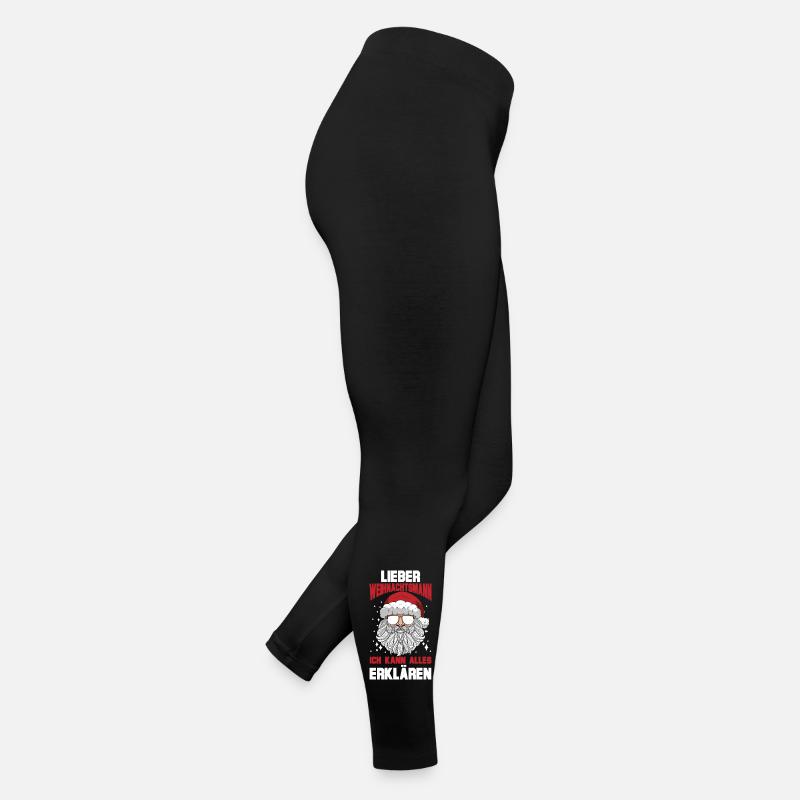 Noël du Père Noël Espiègle Noël Legging en jersey Femme