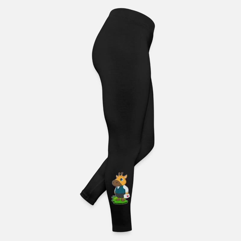 Giraffe Doctor First Aid Kit Women’s Jersey Leggings