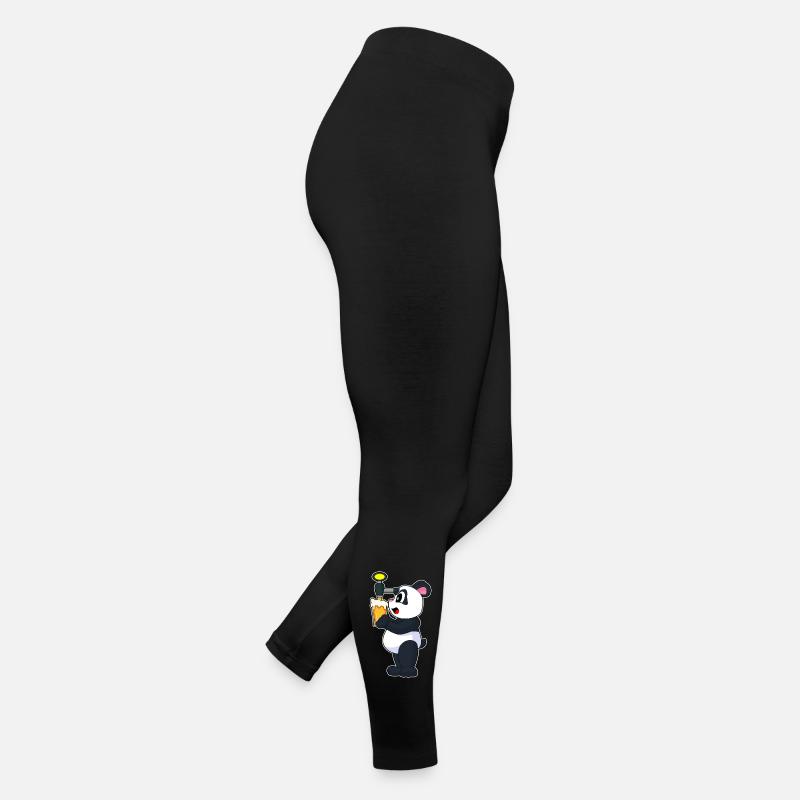 Panda Bier Frauen Jersey Leggings