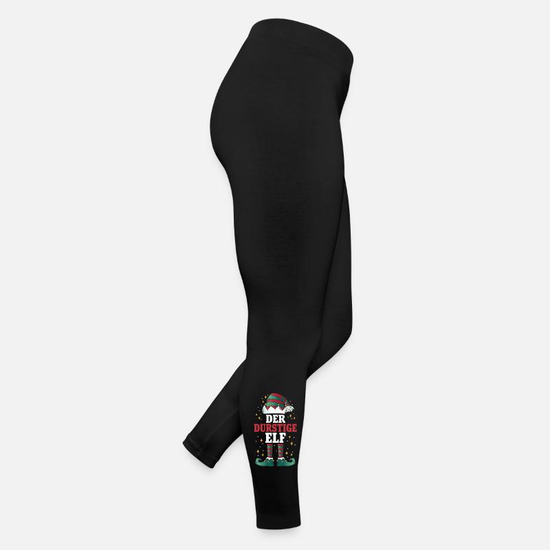 Christmas The Thirsty Elf Women’s Jersey Leggings