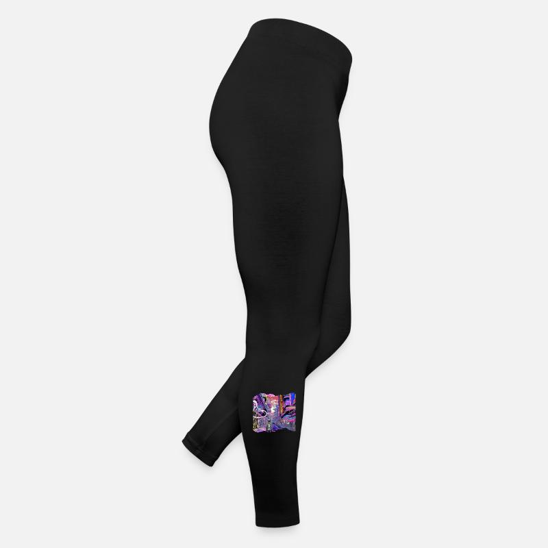 sidback unltd. - Junge betritt verträumte Stadt Frauen Jersey Leggings