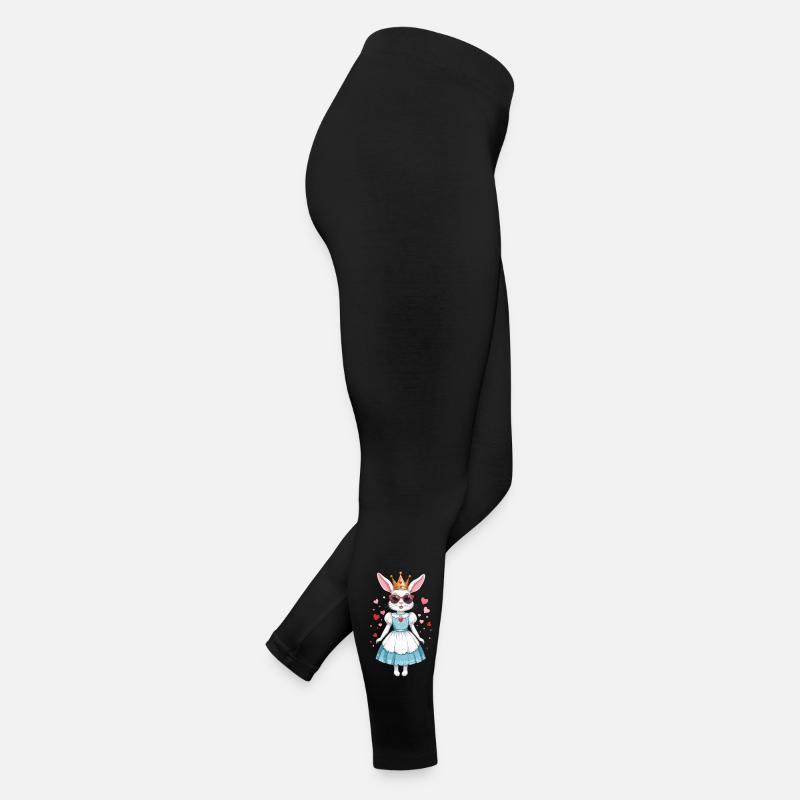 Mignon Lapins Princesse Legging en jersey Femme