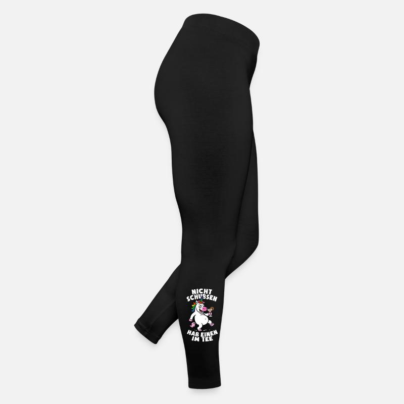 Don't push have one in the tea - unicorn - drink Women’s Jersey Leggings