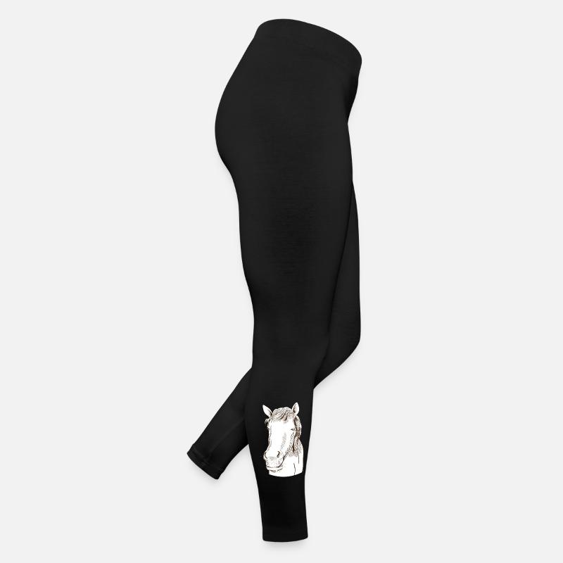 Pferd Frauen Jersey Leggings