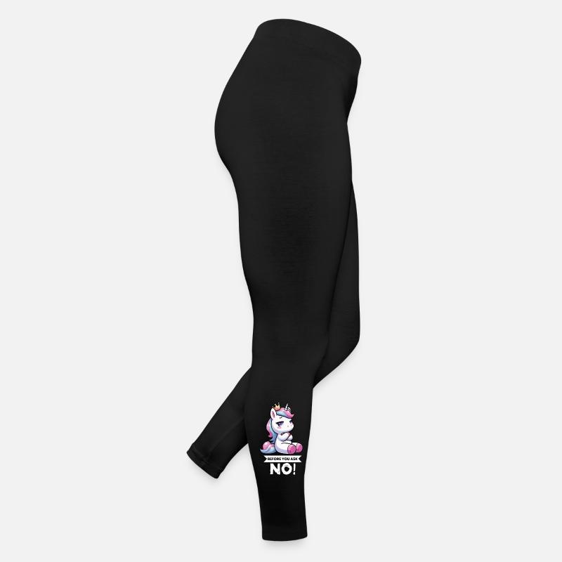 Avant que vous ne demandiez, pas de licorne licorne fan de licorne Legging en jersey Femme