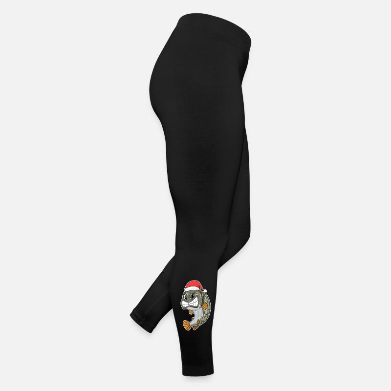 Pike Christmas Fish Women’s Jersey Leggings