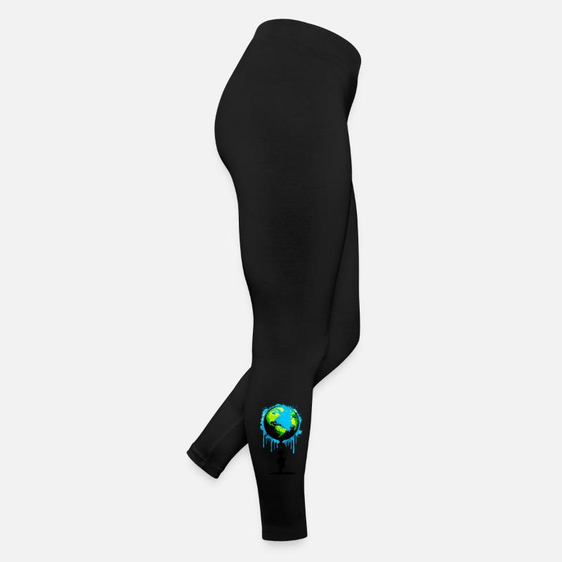 Planet Erde Frauen Jersey Leggings