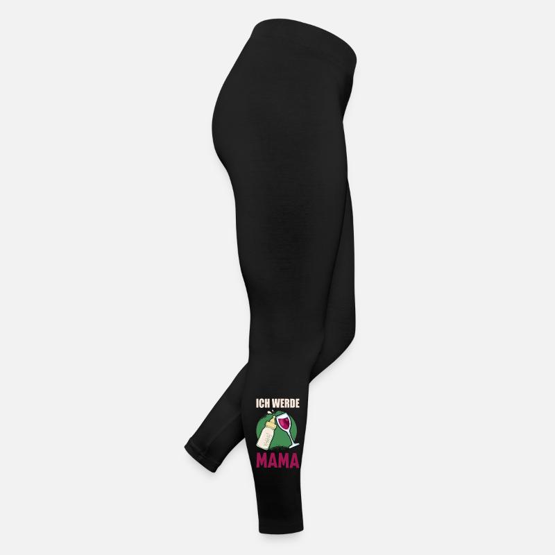 ICH WERDE MAMA Schwangerschaftsgeschenkidee Frauen Jersey Leggings
