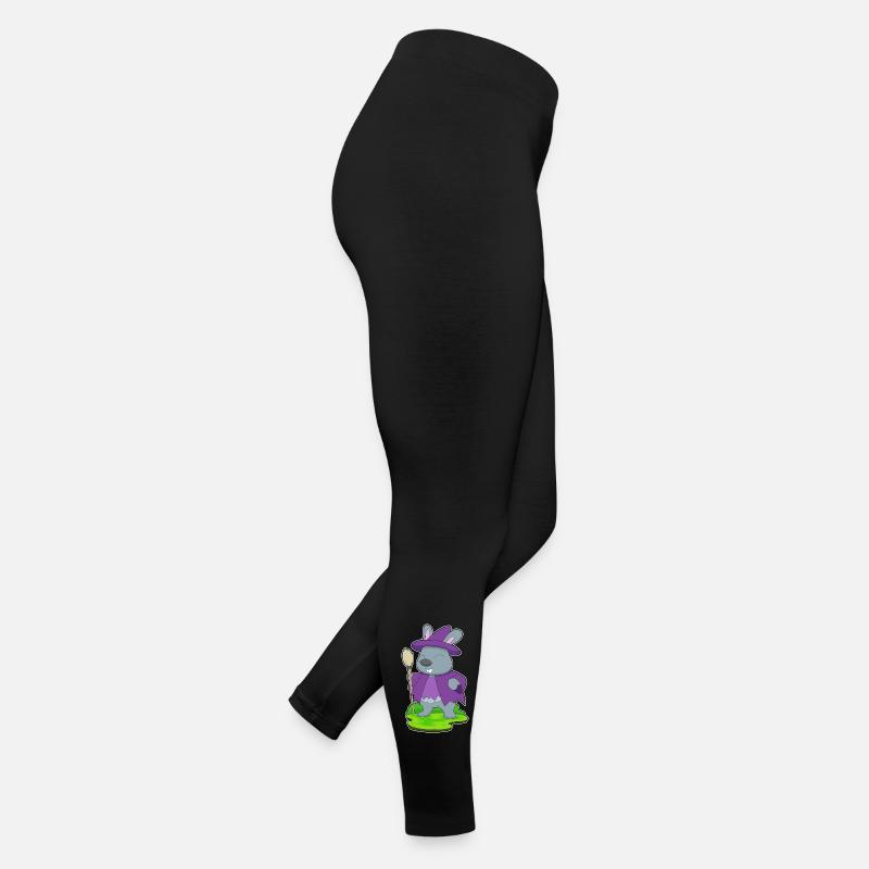 Balai Sorcière Lapin Legging en jersey Femme
