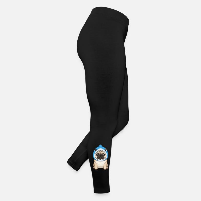 Carnaval de chiens carlins mignons Carnaval du Brésil Samba Legging en jersey Femme