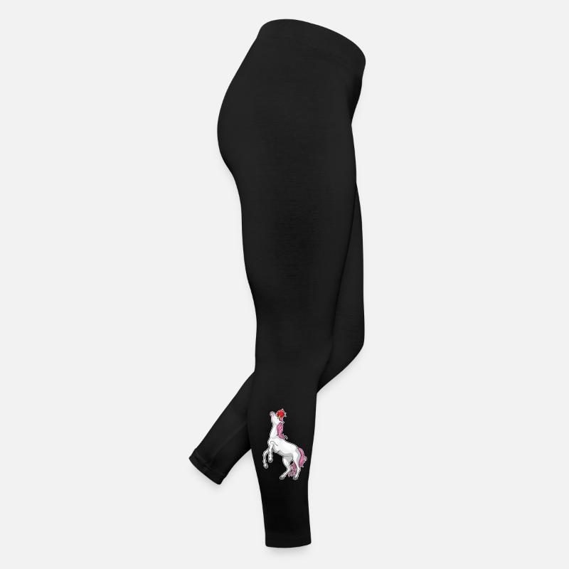 Einhorn Apfel  Frauen Jersey Leggings