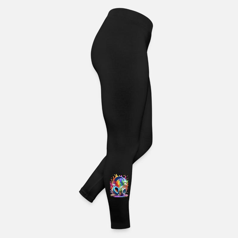 PUT ON YOUR HELMETS - Women’s Jersey Leggings - black