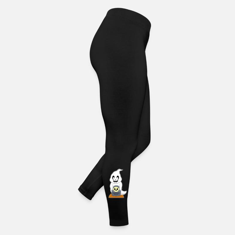 Geist Halloween Grabstein Frauen Jersey Leggings