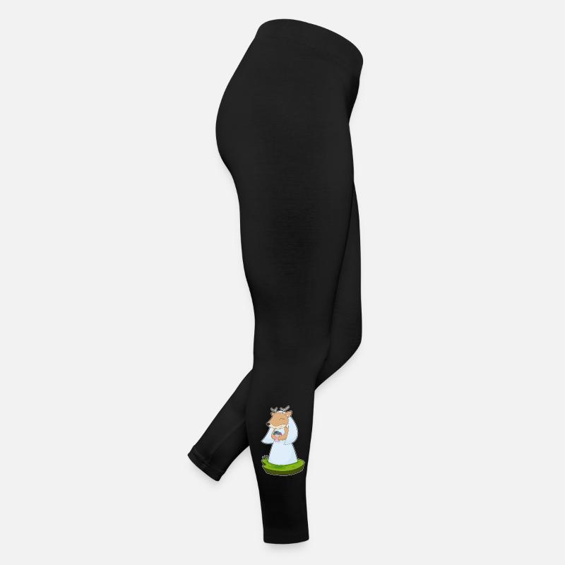 Cerf mariée Bouquet Mariage Legging en jersey Femme