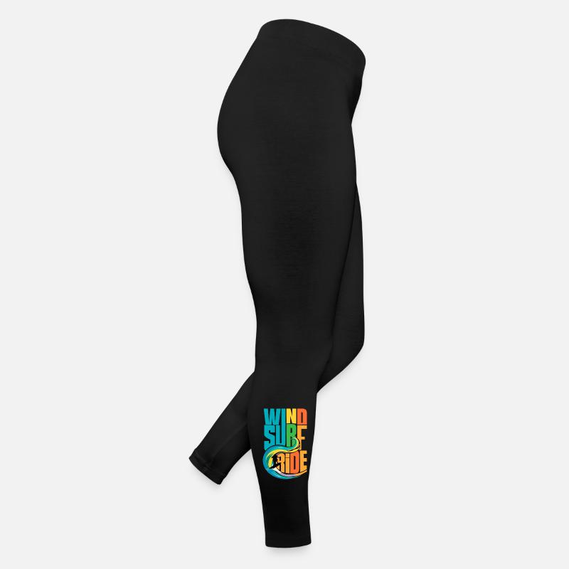 Windsurf Ride coloré Action Art - Eaux vibrantes Legging en jersey Femme