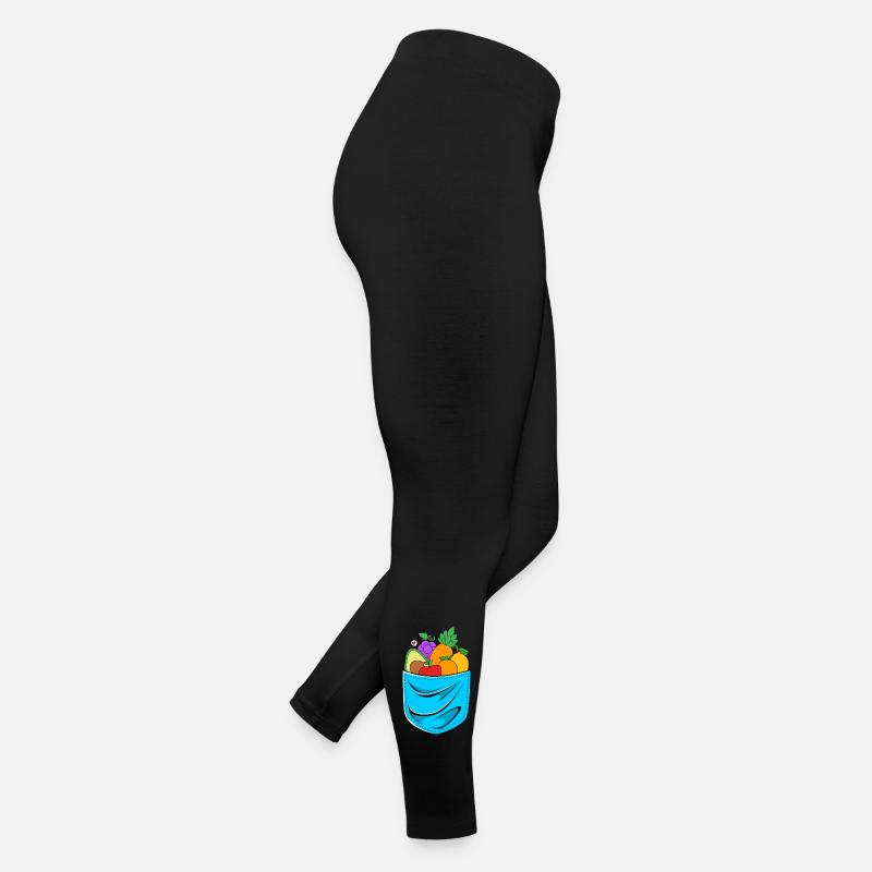 Lebensmittel Ernährung Nahrungsmittel Frauen Jersey Leggings