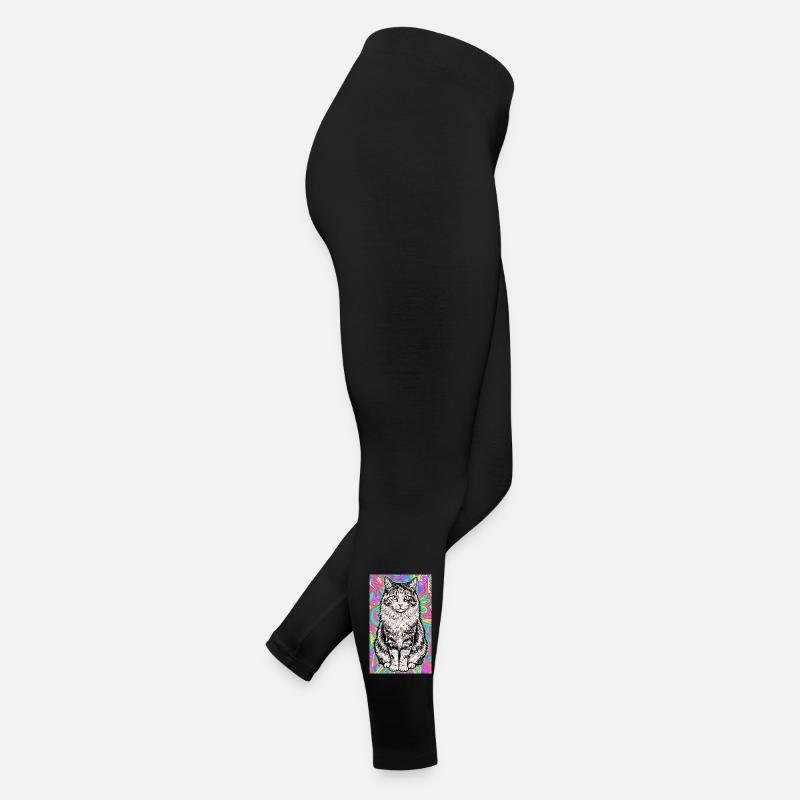 chat Legging en jersey Femme