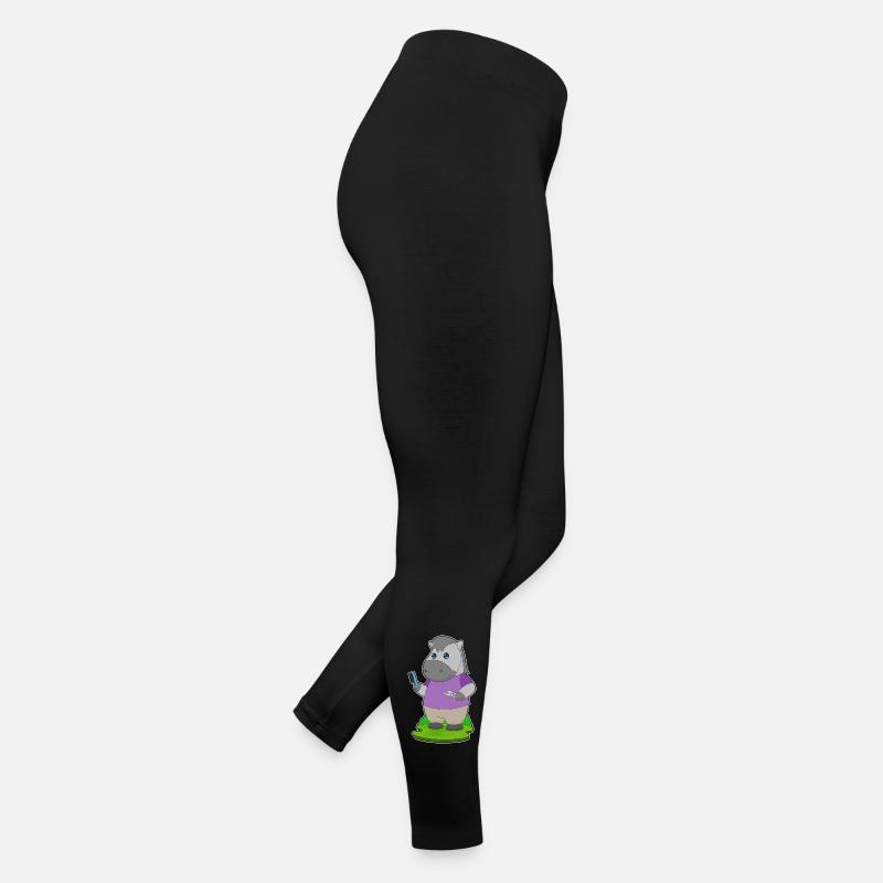 Pferd Friseur Schere Kamm Frauen Jersey Leggings