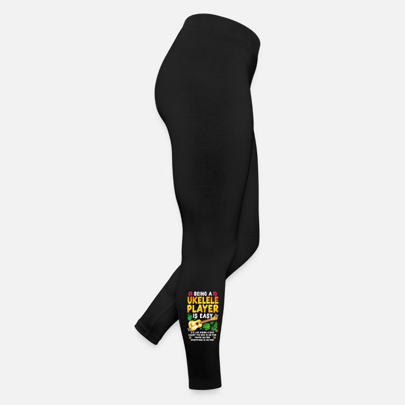 Hawaiian Ukulele Uke Being A Women’s Jersey Leggings