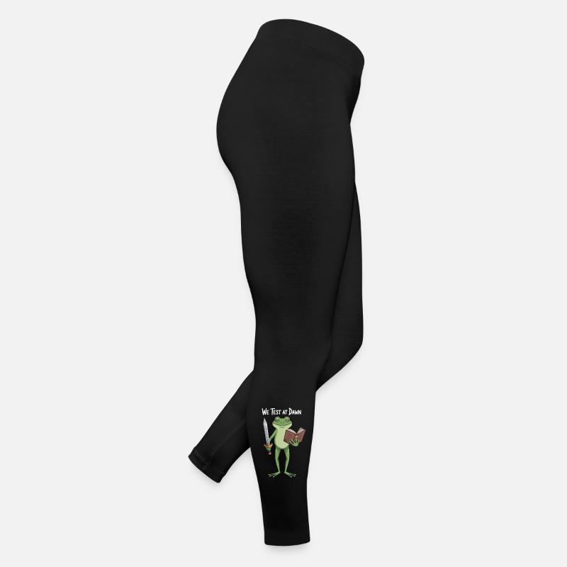 Froschritter im Morgengrauen Frauen Jersey Leggings