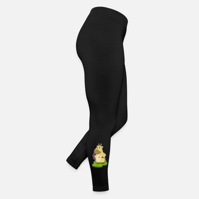 Giraffe Bogenschütze Pfeil Bogen Frauen Jersey Leggings