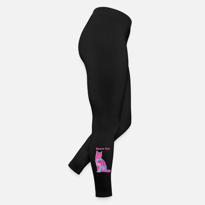 Space Cat Frauen Jersey Leggings