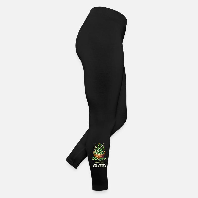 Zu viele Zucchini | Ernte & Einmachen Frauen Jersey Leggings