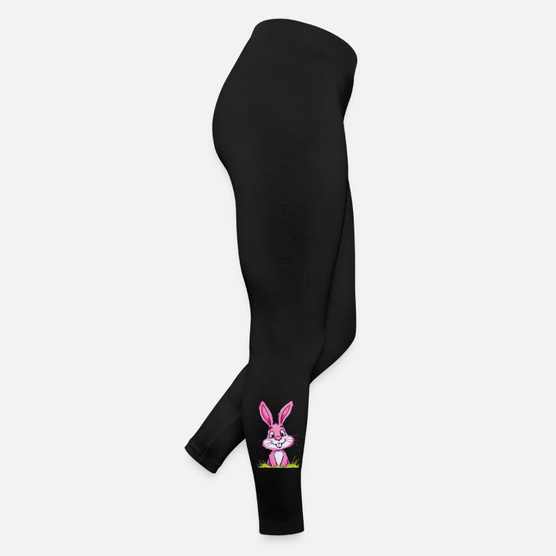 Lapin de Pâques Rose Legging en jersey Femme