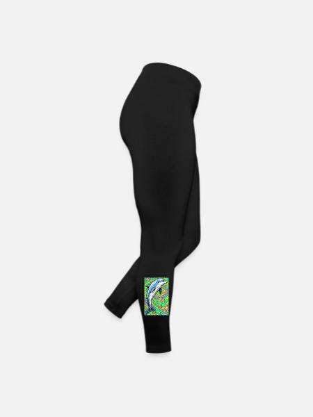 dauphin - Legging en jersey Femme - noir - Droite