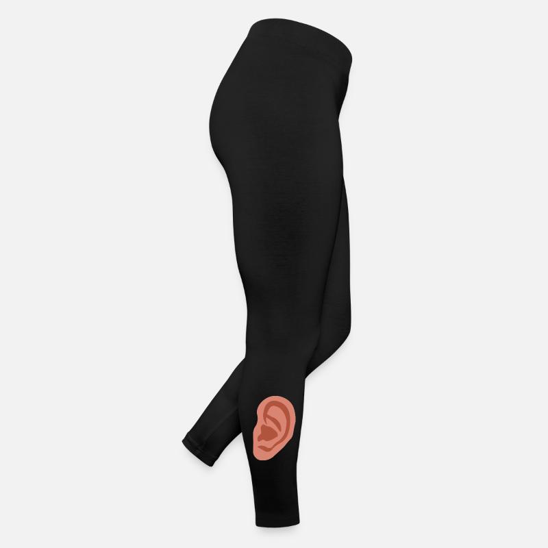 Big ear - Women’s Jersey Leggings - black