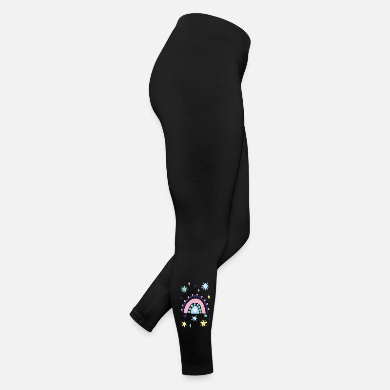 Pastellstern Regenbogen Frauen Jersey Leggings