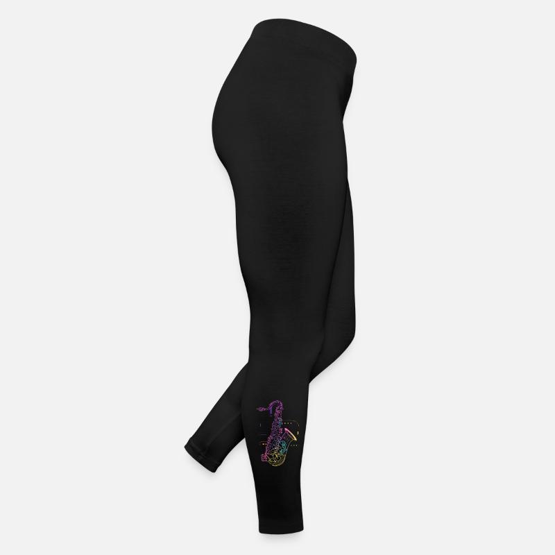 Saxophone Drawing Women’s Jersey Leggings