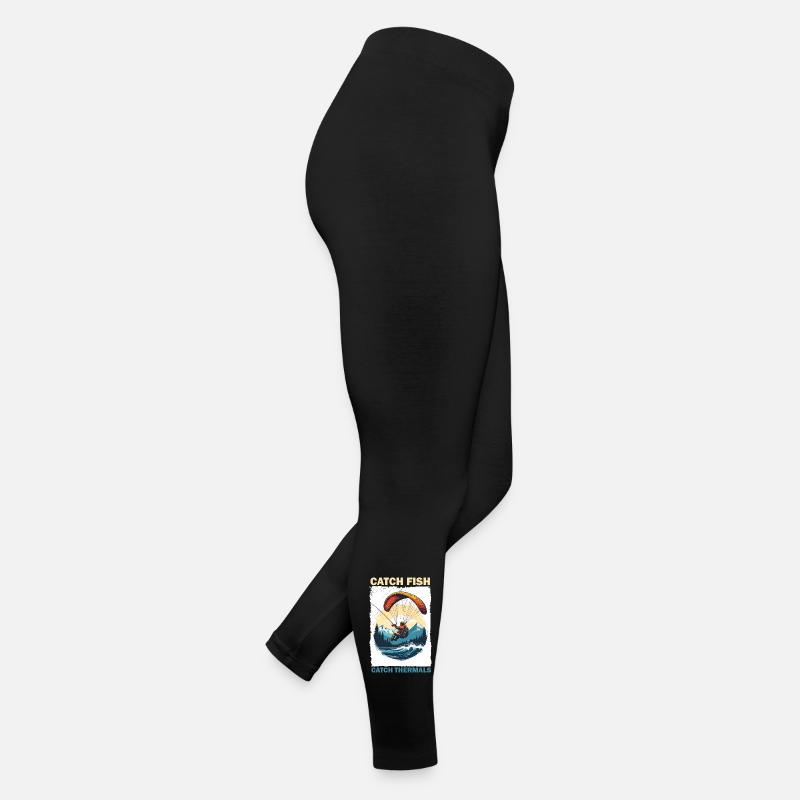 Conception de pêche aventureuse et de sports d'hiver Legging en jersey Femme