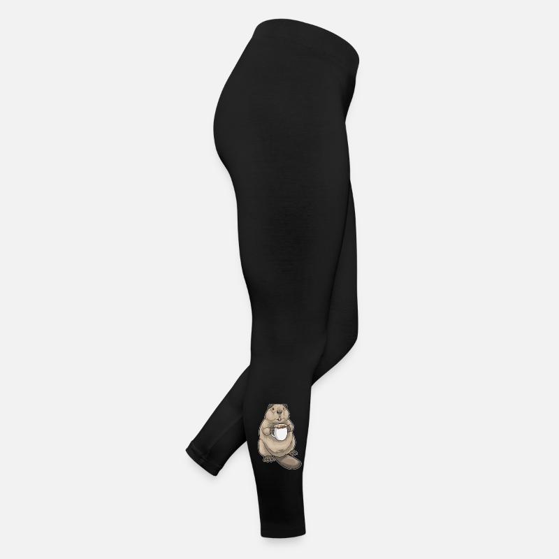 Biber Kaffee Tasse Frauen Jersey Leggings