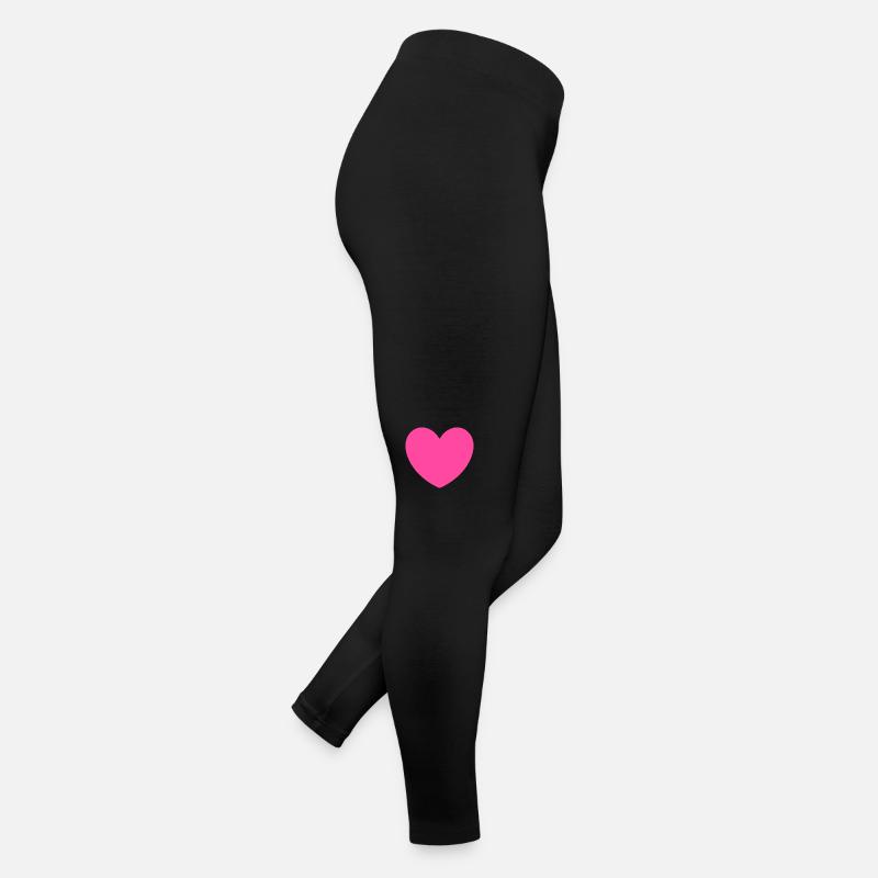 Valentinstag Rosa Herz, Valentinstag Frauen Jersey Leggings