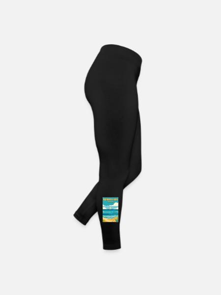Bjerregard, Danemark - Legging en jersey Femme - noir - Droite