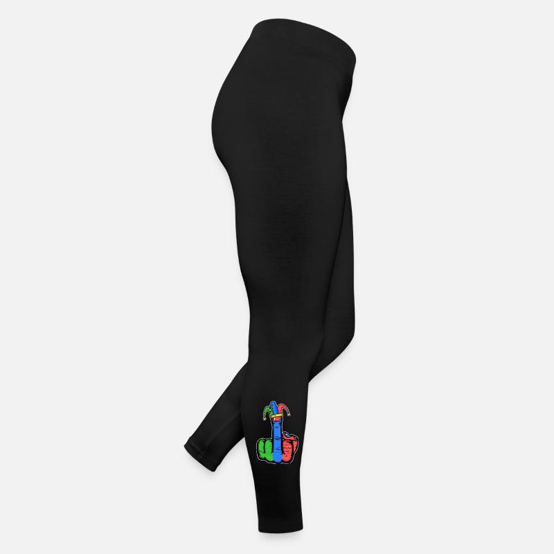 Middle Finger Stingerfinger Carnival Women’s Jersey Leggings