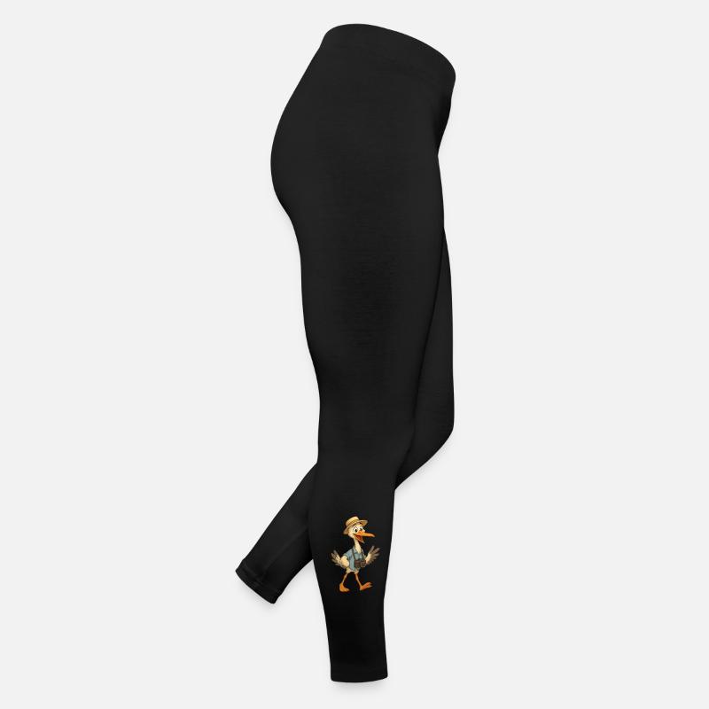 Traveling Stork & Camera Women’s Jersey Leggings