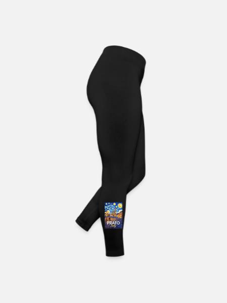 Prato, Italien. - Frauen Jersey Leggings - Schwarz - Rechts