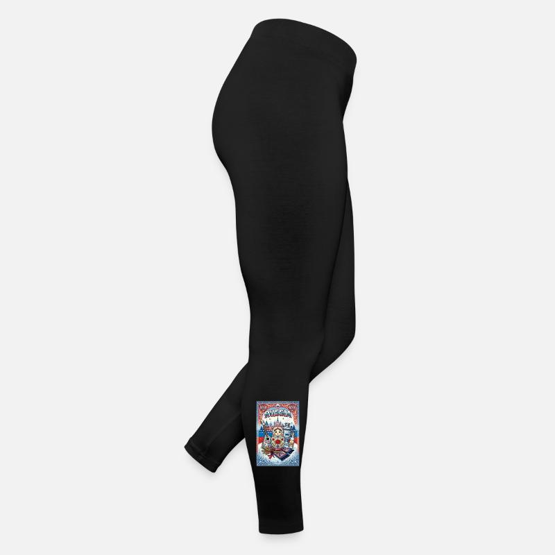 Matryoshka et Samovar russes Legging en jersey Femme