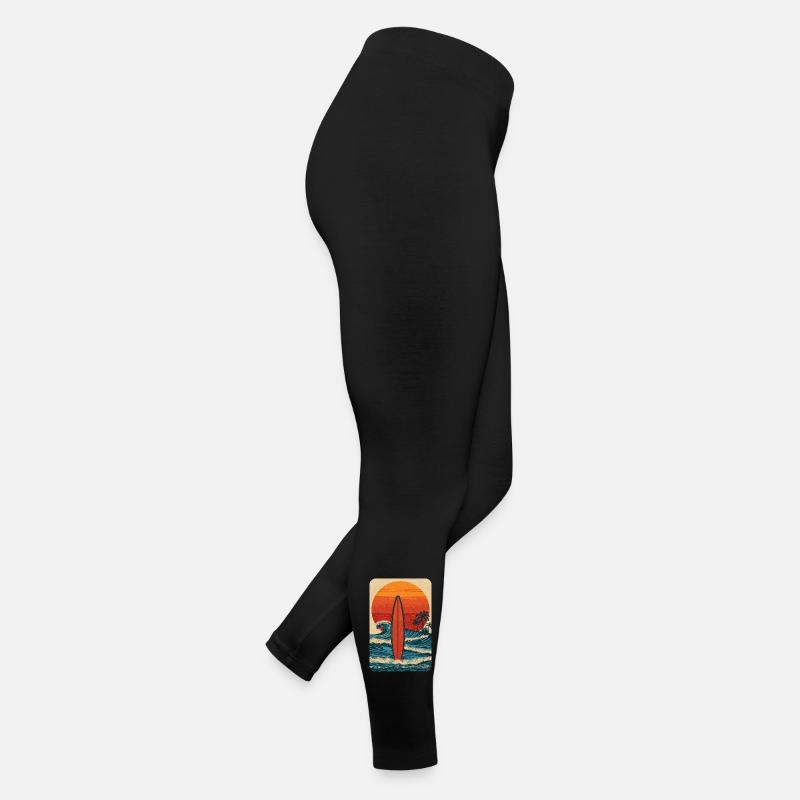 Sunset Surf Women’s Jersey Leggings